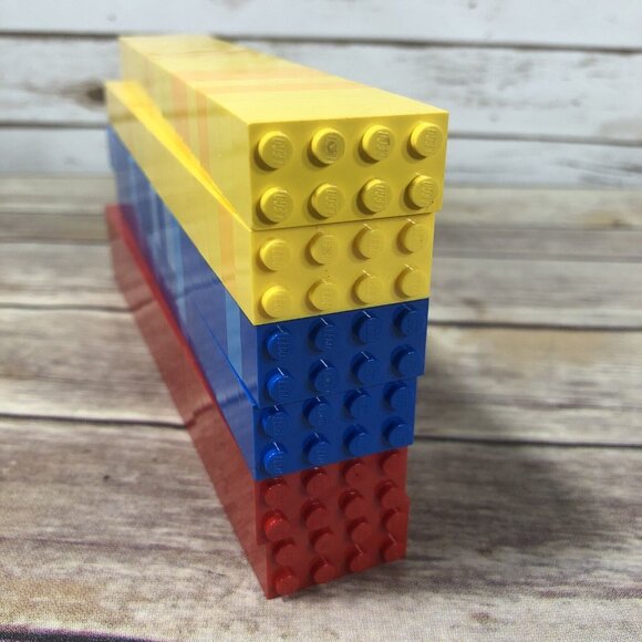 LEGO 2x4 Bricks Blocks Assorted Mix Basic Bulk Lot Red Yellow Blue 60 Pieces - Picture 5 of 6
